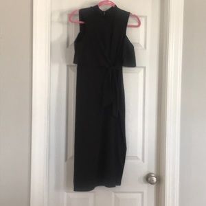 Black Tie Front Maternity Dress❤️